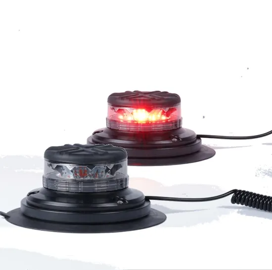 Large Suction Cup Strong Magnetic Base Red 10 Functions Emergency LED Beacon Light