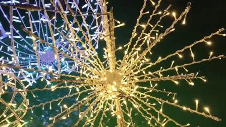 Navidad Christmas Outdoor Decorations 3D Foldable Balls Lights