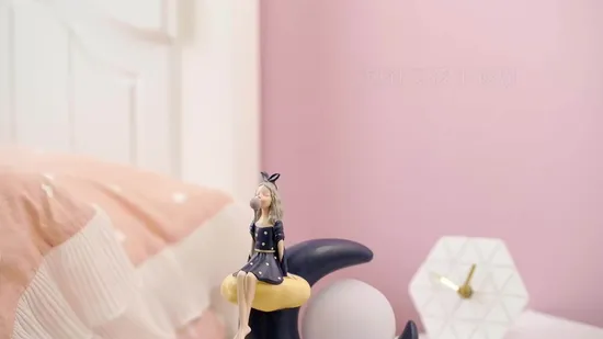 Nordic Home Creative Girl Lighting Bedroom Bedside Table Night Light Decoration