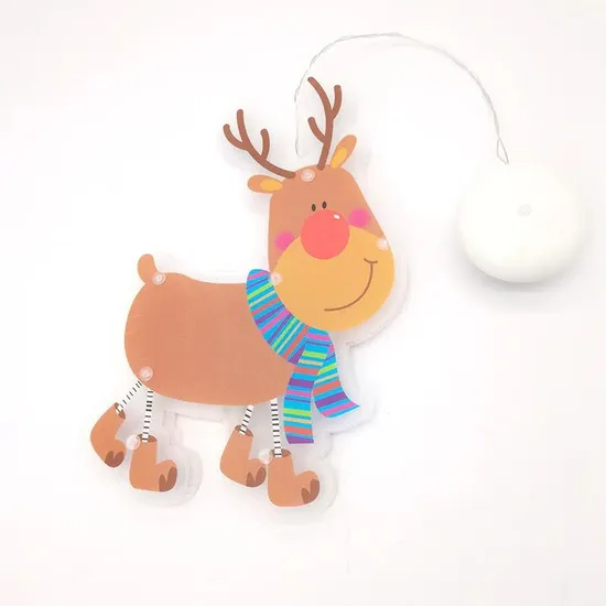 Christmas Series LED Suction Cup Window Hanging Lights