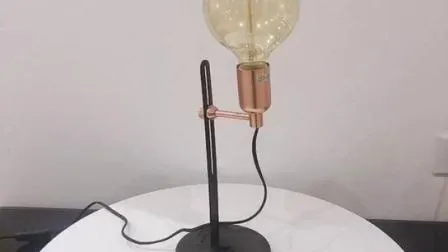 2 Year Warranty Wooden Base E27 Lamp Bulb Square Reading LED Decorate Table Lamp Lighting Lights