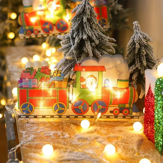 Christmas LED Suction Cup Small Color Lamp Window Decorations Hanging Lights