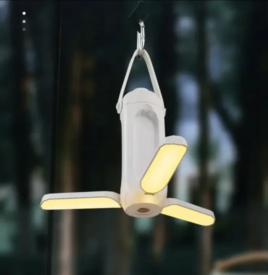 Clover Portable LED Tent Light Folding Emergency Lamp with Charging Capability for Outdoor Camping