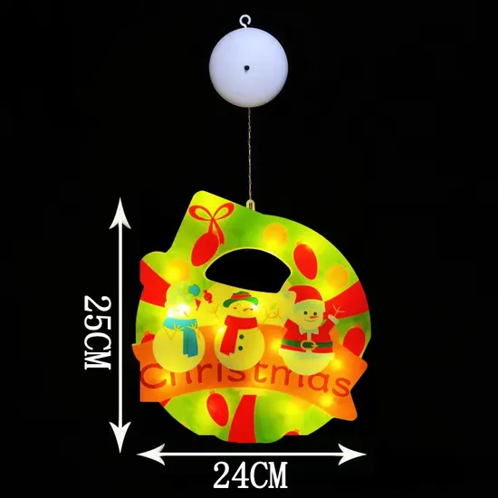 Window Decoration Room Decoration Suction Cup Light Halloween Sucker Skull LED Light