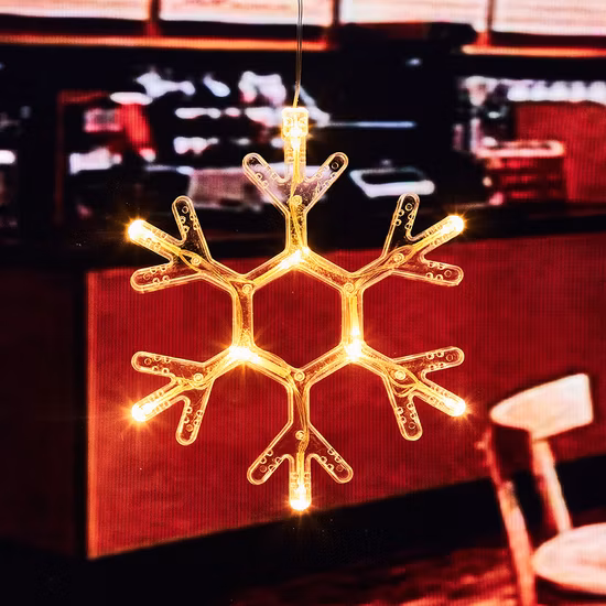 Christmas Tree Decoration Window Suction Cup Hanging Lights