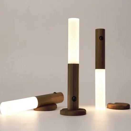 LED USB Wireless Wood Stick Night Light Warm Motion Sensor Wall Lamp Magnetic Corridor Cabinet Wardrobe Light Decor Home Light 