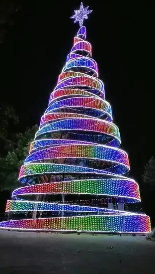 LED Outdoor Waterproof Motif Decoration Large Christmas Tree Light 