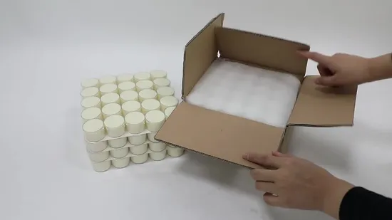 Unscented 8 Hour Extended Burn Time Clear Cup Soy Wax Tea Light Candles 