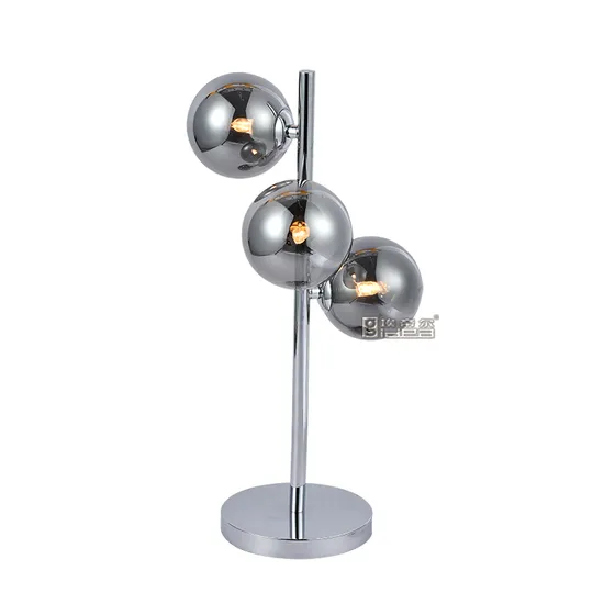 Modern Simple Designer Round Glass Light Decorative Retro Table Lamps Home Decor for Living Room Bedroom Study Bedside Lamp 