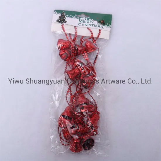Plastic Christmas Decoration Beads Chain 