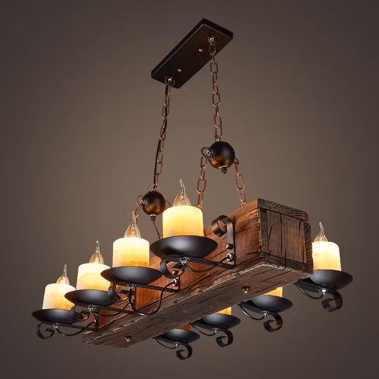 Modern Pendant Lighting Vintage Pendant Light Wood Light for Home Decoration