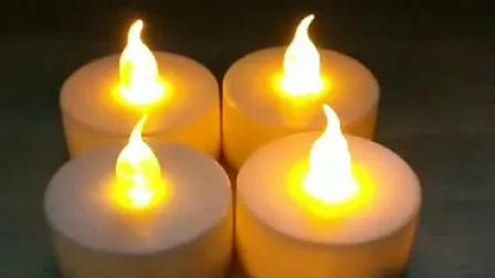 Different Types AAA 2032 Battery Operated Moving Wick LED Flameless Tea Light Candle 