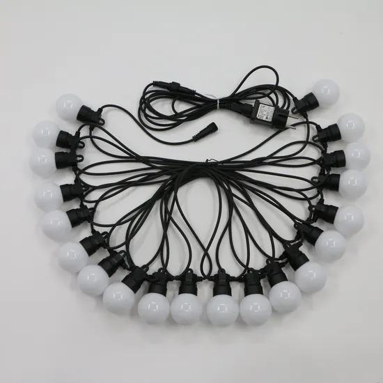 Multiple Color Models Indoor and Outdoor IP65 E27 Street String Lights 