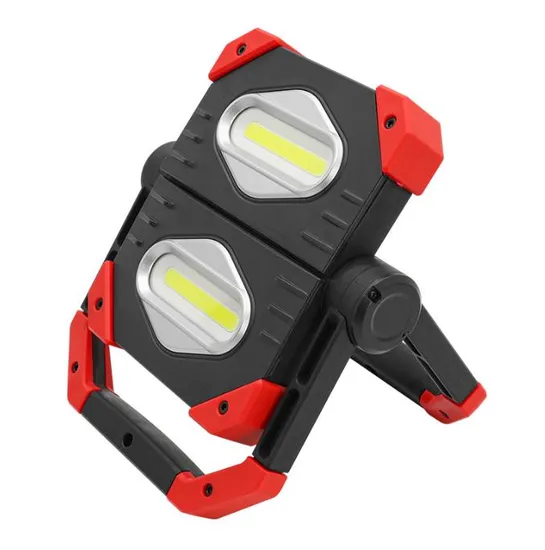 Outdoor Camping LED Car Inspection Working Spot Light USB Rechargeable Folding Portable Auto Car Work Lamp Waterproof 2 COB 2000 Lumen Flood LED Work Light 