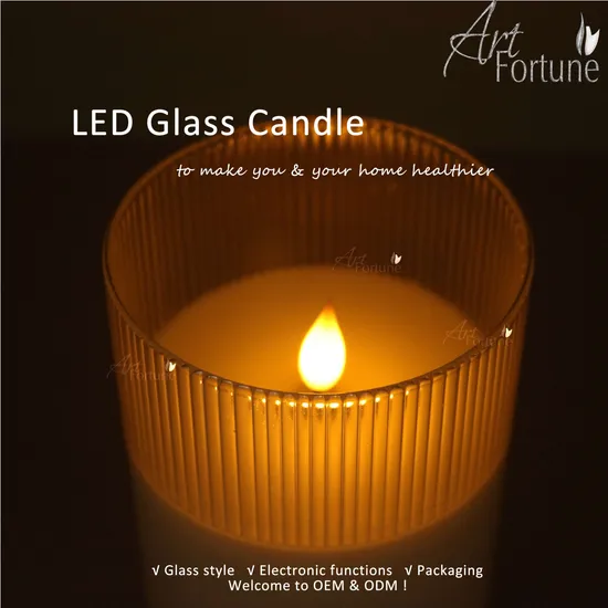 Wholesale Flameless LED Light Wax Candle for Christmas Decoration 
