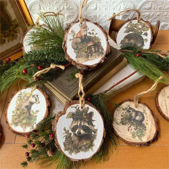 Wholesale Price OEM Manufacturer Table Centerpiece Decorative Tea Light Personalized Fireplace Decor Christmas Wood Snowflake Candle Holder Decorations Factory 