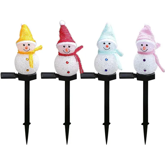 Christmas Tree Stars Elk Solar Yard Light Home Garden Solar