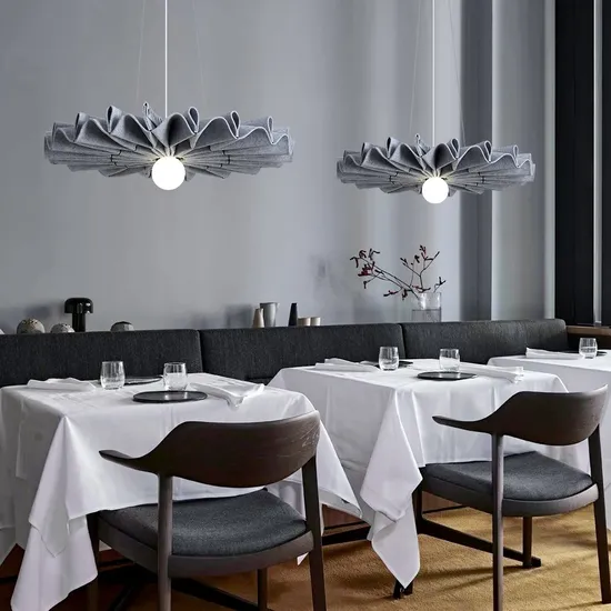Scandinavian Design Eco Friendly European Chandelier Paper Lantern Pendant Light for Home Living Room 