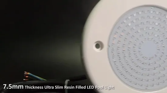 Casing Pipe Series 35W Red Color PC Factory Price Single Color IP68 Resin Filled Surface Mounted LED Swimming Pool Light 